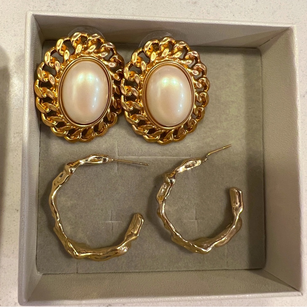 4 pairs earrings